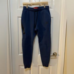 Men’s Nike Tech Fleece Joggers Blue Size Small